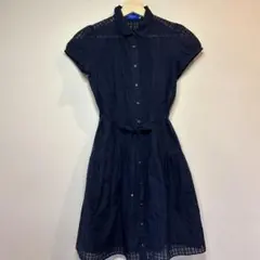 【美品】ブルーレーベルクレストブリッジ　シャツワンピース