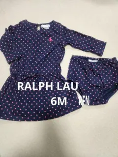 【Ralph Lauren】ワンピース・パンツセット　6M ポロラルフローレン