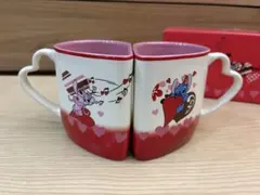 ミニーマウス＆スティッチ ペアマグカップ