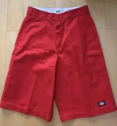 Dickies ディッキーズ　ルーズフィット　ハーフパンツ　ショートパンツ28赤