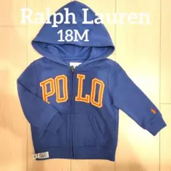未使用✩ラルフローレン ロゴ フリース フルジップ フーディ