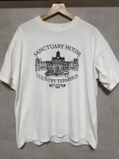 discoat プリントTシャツ ホワイト