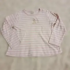 petit main 長袖Tシャツ　120　うさぎ