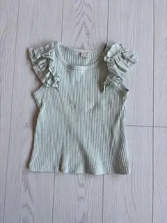 フリル付きミントタンクトップのサムネイル