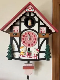 人気‼️早い者勝ち‼️サンリオ ハローキティ 掛け時計　鳩時計　振り子時計 2025年最新】キティちゃん鳩時計の人気アイテム - メルカリ