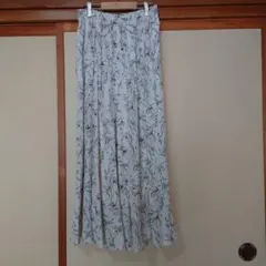 グローバルワーク さらさらサテンフレアワイドパンツ М