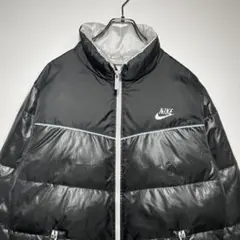 NIKEナイキ　ダウンジャケット　サイズXL　アウター　切替　Y2K　希少　古着