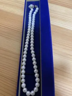 超大珠】あこや真珠 パール ネックレス 9.0mm SV 50.0g 44cm Yahoo 