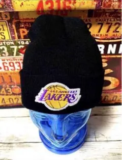 XLARGE × NBA Lakers ニット帽 ビーニー - メルカリ