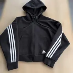 adidas レディース パーカー フルジップパーカー ジャージ　 Mサイズ