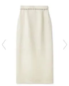 限定価格！[L.B CANDY STOCK]ビジューベロアタイトスカート