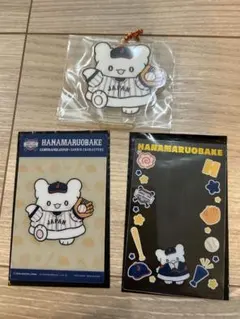 タイトーくじ　侍ジャパン　サンリオ　はなまるおばけ F賞G賞セット