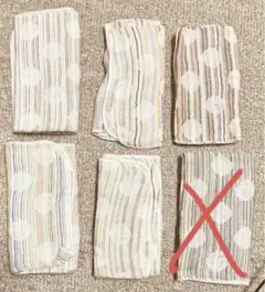 ガーゼハンカチ　5枚入り