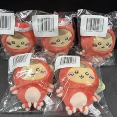 【新品未開封】ちいかわたこイカくじ　D賞くりまんじゅう5個セット