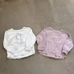 【GU BABY】長袖Tシャツ2枚セット