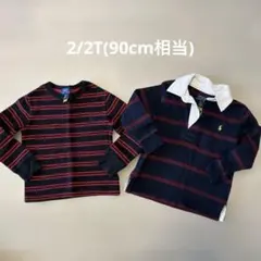 ラルフローレン キッズ 長袖ポロシャツ 90 2T 男の子 ２枚セット