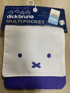 未使用 入学 入園準備 ミッフィー 移動ポケット ハンカチポーチ クリップ式