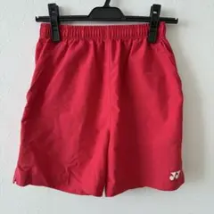 ヨネックス バドミントンパンツ レッド　テニス　スポーツウェア