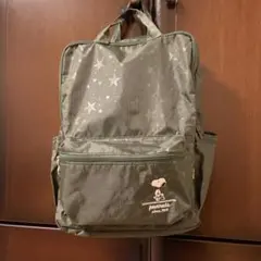 peanuts スヌーピー リュック オリーブグリーン