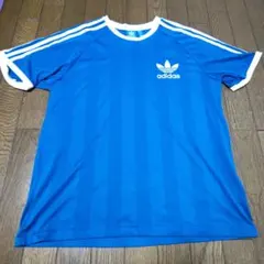 adidas　Tシャツ　アディダスオリジナルス　青　13日までメルカリ市セール