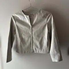 No.314NATURAL BEAUTY BASIC ノーカラージャケットS