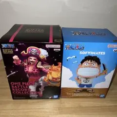 ONE PIECE ルフィ＆シャーロットリンリンのフィギュア - メルカリ