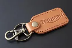 TRIUMPH　トライアンフキーホルダー☆本革製 ステッチ入のサムネイル