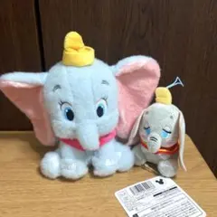 ディズニー ダンボ ぬいぐるみ マスコット 2点セット
