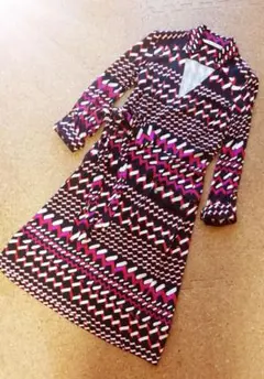 ダイアンフォンファステンバーグ ラップワンピース　0