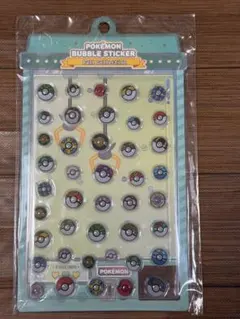 【韓国限定】ポケモン30周年 ポップアップ バブルステッカー モンスターボールのサムネイル
