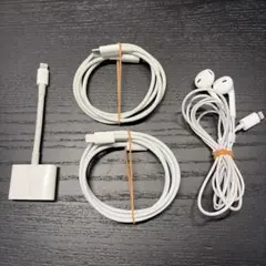 【純正】Apple lightening ケーブル類