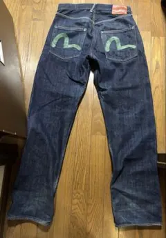 EVISU エヴィス デニム NO.2 2001 32 グリーン　緑　カモメ