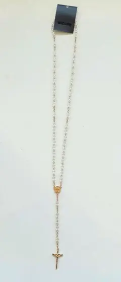 新品＊one way＊ワンウェイ＊ロザリオY字ロングネックレス＊十字架＊クロスのサムネイル