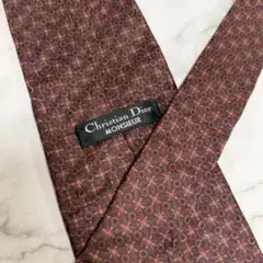 N21【訳あり】Christian Dior☆ネクタイ トロッター柄 ボルドー - メルカリ