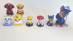パウパトロール☆バスボールフィギュア・首振りキーホルダーおまとめセット