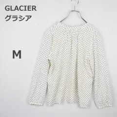 【グラシア】ブラウス ドット オフィス カジュアル フェミニン きれいめ Mのサムネイル