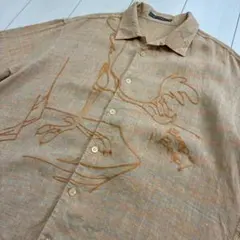 レギュラー古着！2001年 Warner Bros. ロードランナー 刺繍シャツ