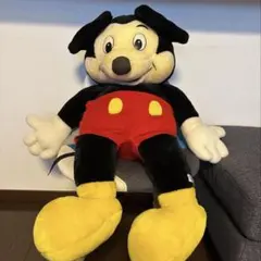 70s USA製 ミッキーマウス 約100cm ジャンボぬいぐるみ ヴィンテージ