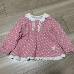 coeur a coeur ハート柄長袖Tシャツ 90サイズ