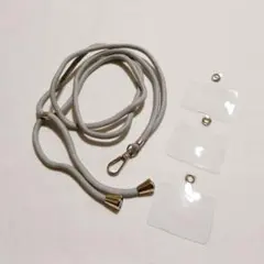 スマホショルダーストラップ ミントグリーン 長さ調整可能