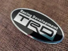 2個セット【ブラック色】トヨタ TRD SPORTS アルミ エンブレム W