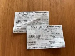 すかいらーくグループご家族優待券 25%割引のサムネイル