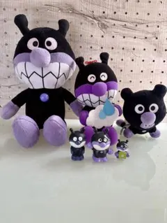 ばいきんまん ぬいぐるみ フィギュア セット
