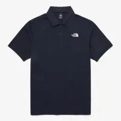新品 韓国限定 ノースフェイス ポロシャツ 2XLサイズ ダークネイビー