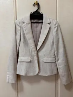 ベージュ スーツジャケット サイズS