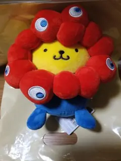 新品タグ付き ポムポムプリン ミャクミャク なりきりぬいぐるみ M