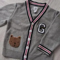 GAP カーディガン ベビー くまちゃん80cm 90cmファミリア ミキハウス