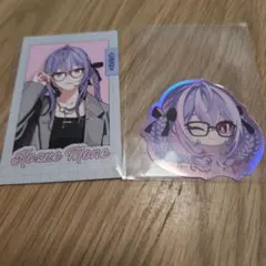 にじさんじ GRAY×ACCENT カード、ステッカー　梢桃音