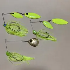 ハンドメイド　スピナーベイト3点セット