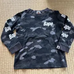 A BATHING APE KIDS ピンクカモ 長袖Tシャツ 90 - メルカリ